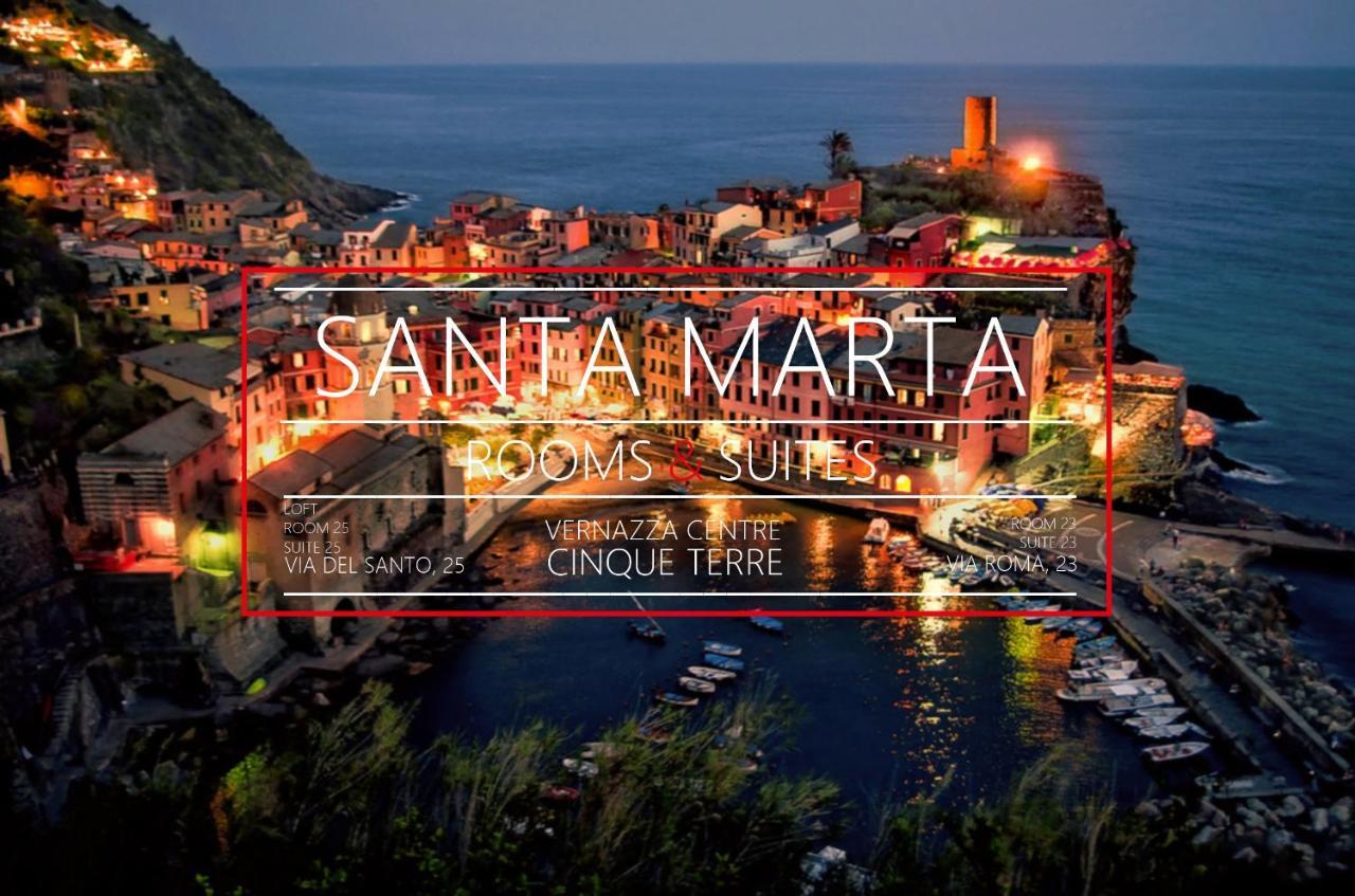 Santa Marta Rooms - Vernazza Bagian luar foto